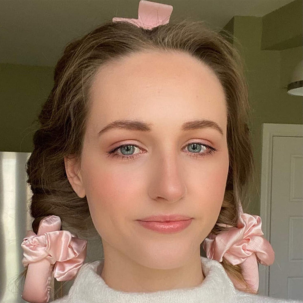 Heatless Lazy Curling Rod Silk Headband Manual Hair Rollers