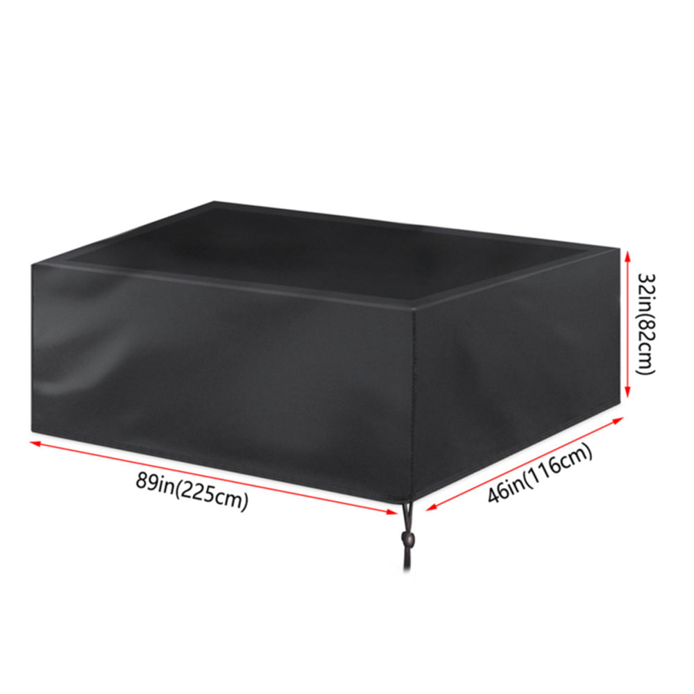 Drawstring Fitted Waterproof Dustproof Billiard Pool Table Cover