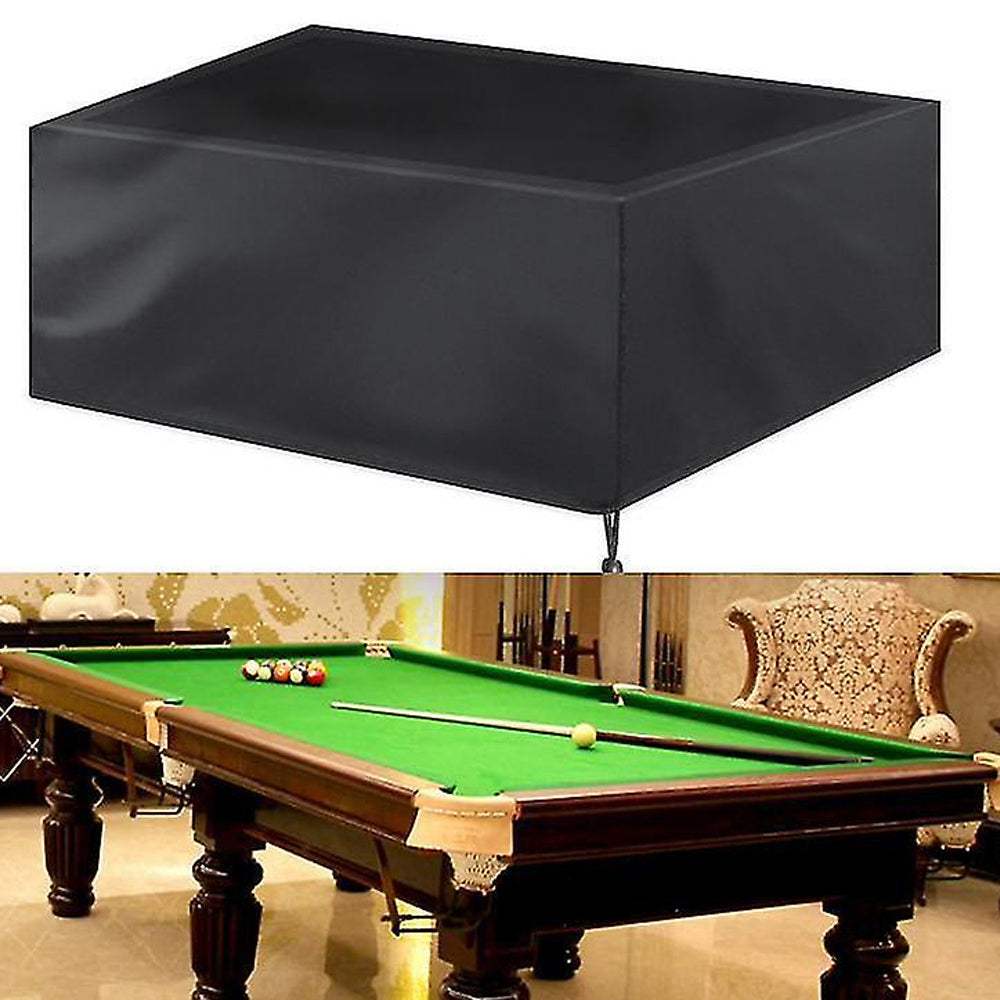 Drawstring Fitted Waterproof Dustproof Billiard Pool Table Cover