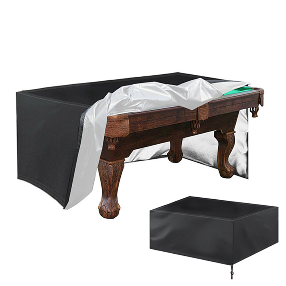 Drawstring Fitted Waterproof Dustproof Billiard Pool Table Cover