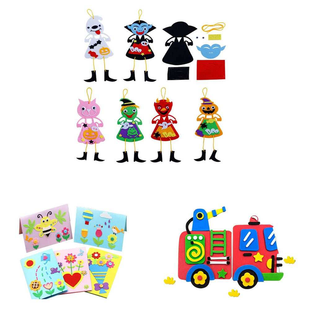 80pcs Squares Non-Woven Felt Fabric Sheets for DIY Handcrafting