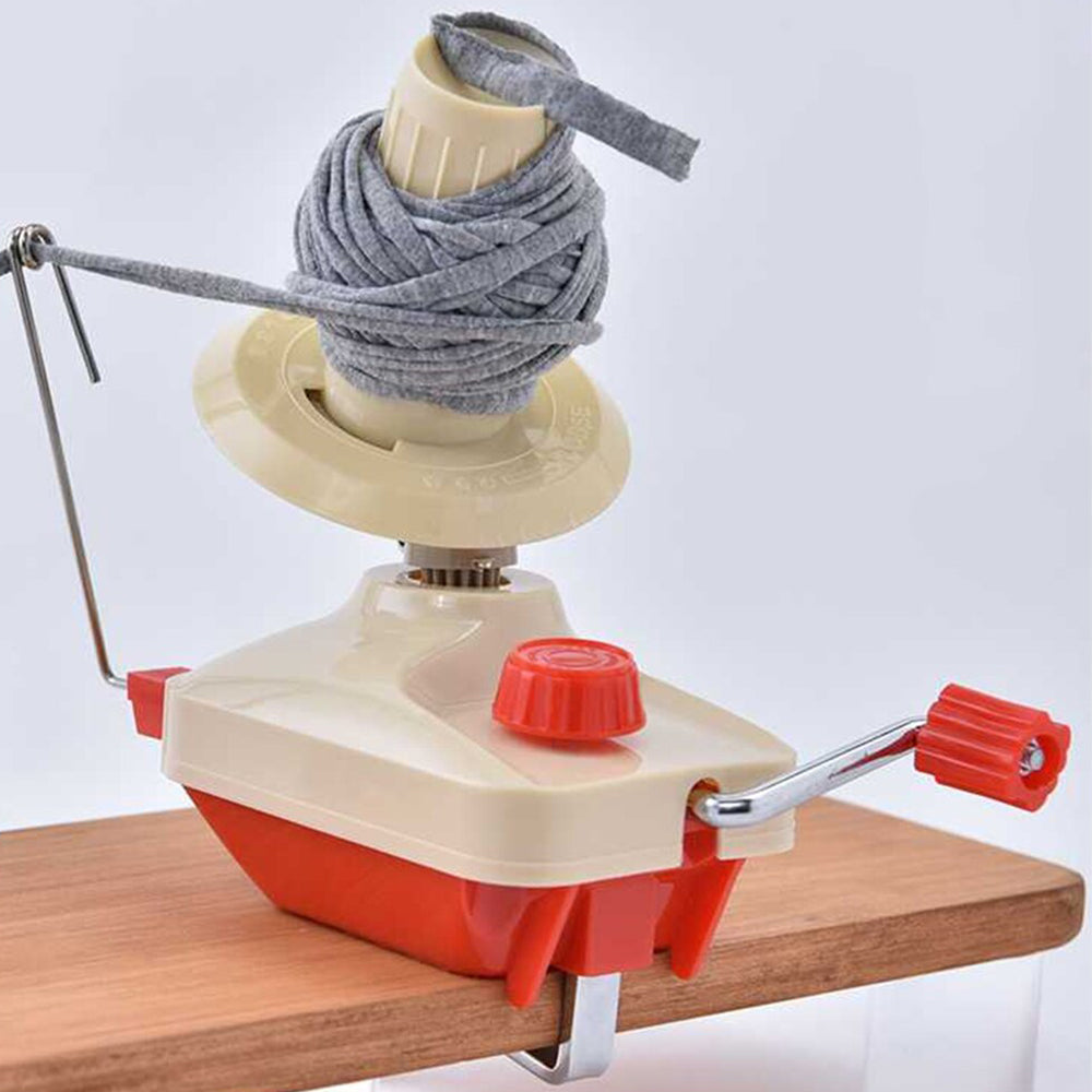 Manually Operated Yarn Winding Machine with Plastic Rod