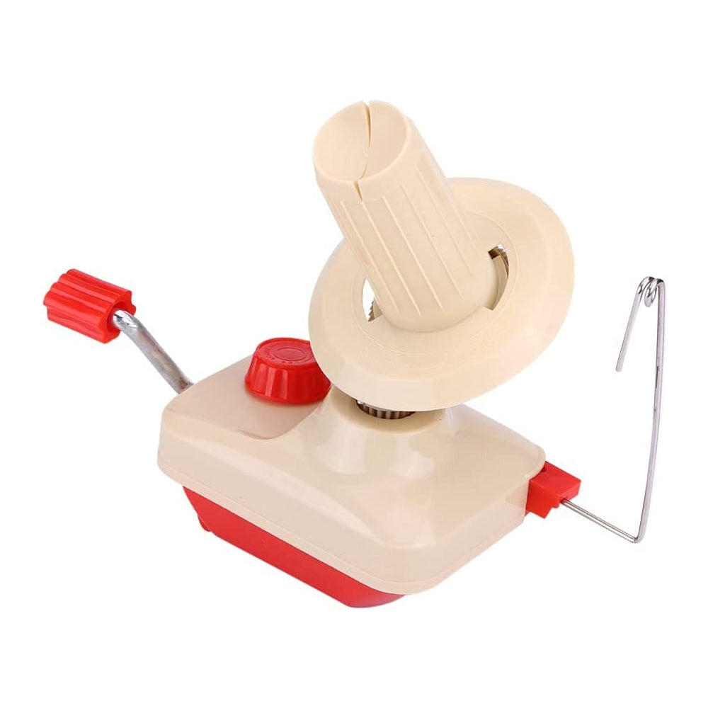 Manually Operated Yarn Winding Machine with Plastic Rod