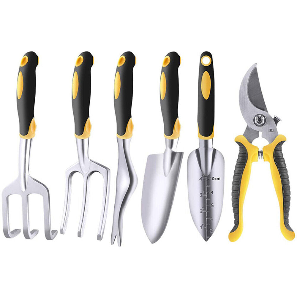 Set of 7 Garden Tools Planting Grafting Kit with Storage Bag