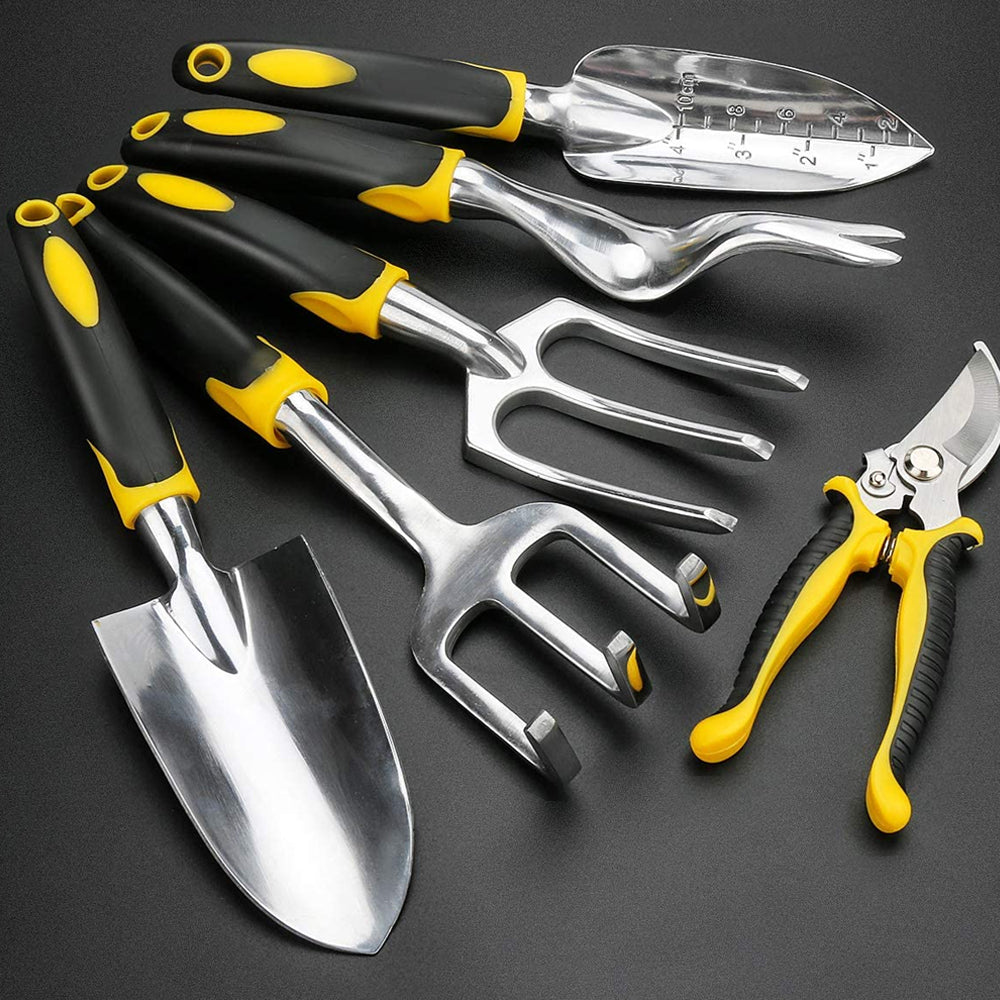 Set of 7 Garden Tools Planting Grafting Kit with Storage Bag
