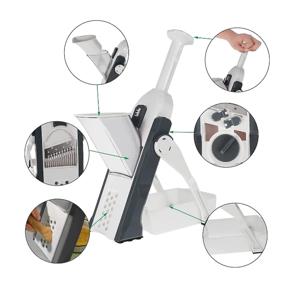 5 in 1 Multifunctional Vegetable Slicer Kitchen Mandolin