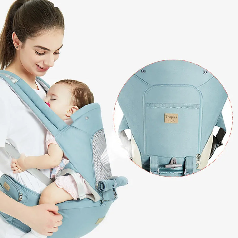 Adjustable Ergonomic Infant Baby Carrier With Hip Seat