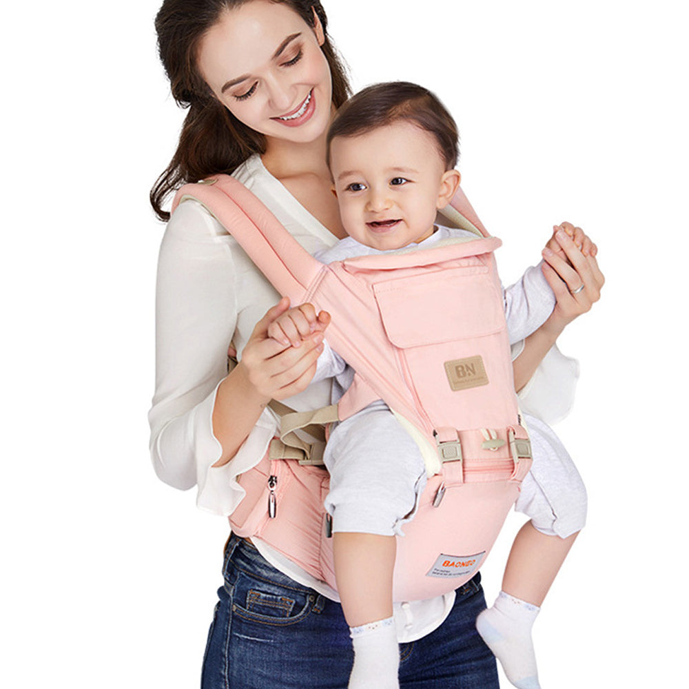 Adjustable Ergonomic Infant Baby Carrier With Hip Seat
