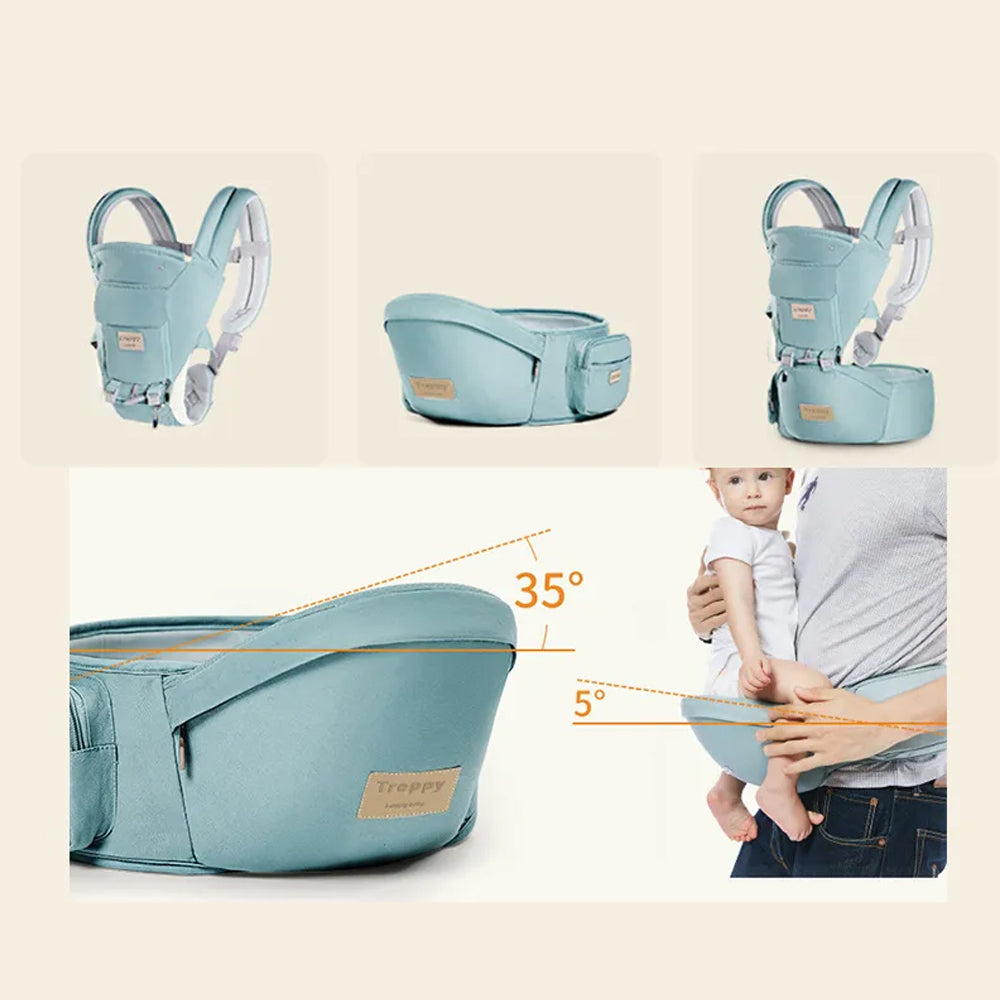 Adjustable Ergonomic Infant Baby Carrier With Hip Seat