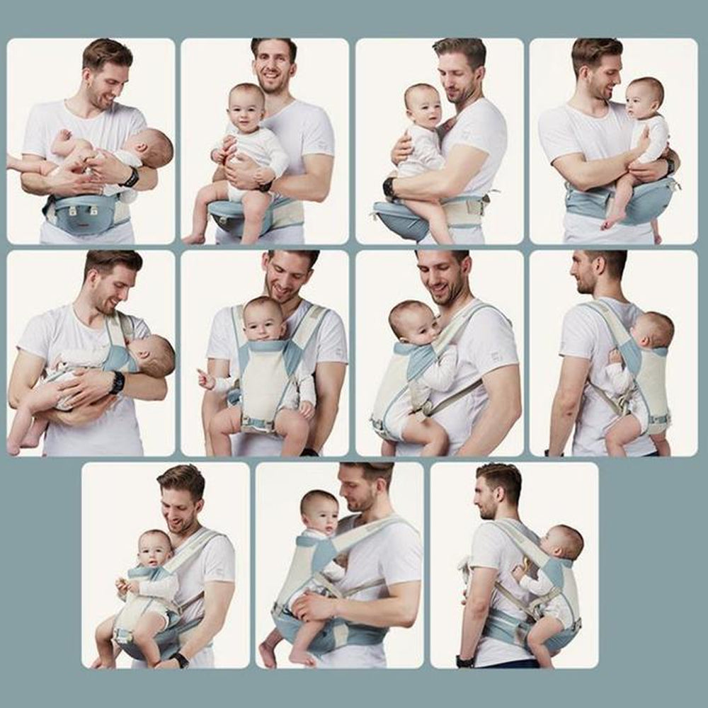 Adjustable Ergonomic Infant Baby Carrier With Hip Seat
