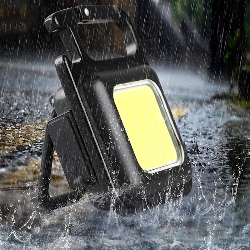 Mini Waterproof Pocket Torch LED Keychain Flashlight USB Charging