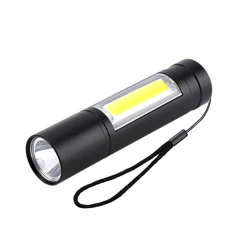 Super Bright Camping Torch Lamp COB Mini LED Flashlight USB Charging
