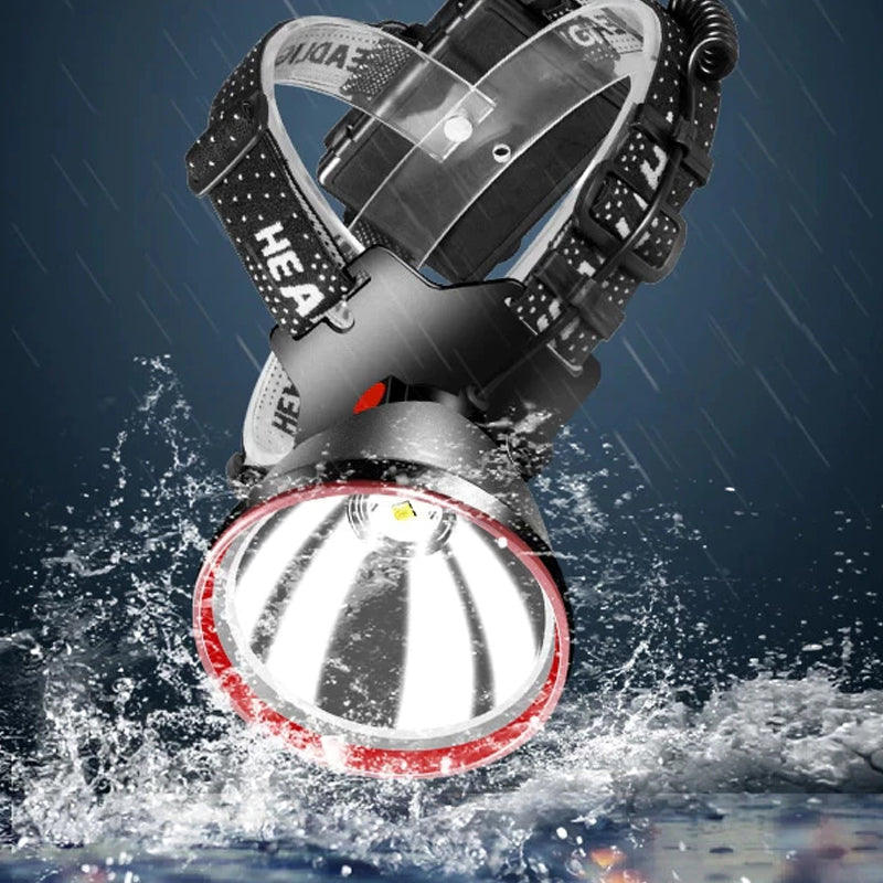 Bright LED Head Lamp and Emergency Power Bank- USB Charging