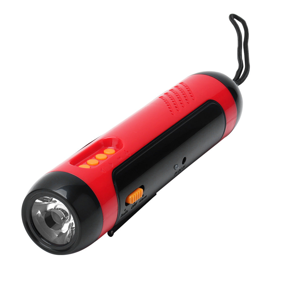 Hand Crank Solar FM Radio Flashlight and Emergency Charger