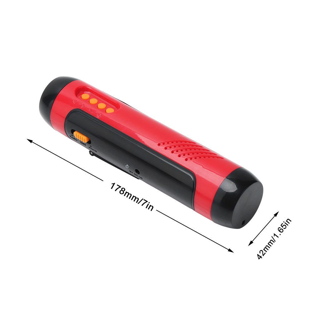 Hand Crank Solar FM Radio Flashlight and Emergency Charger