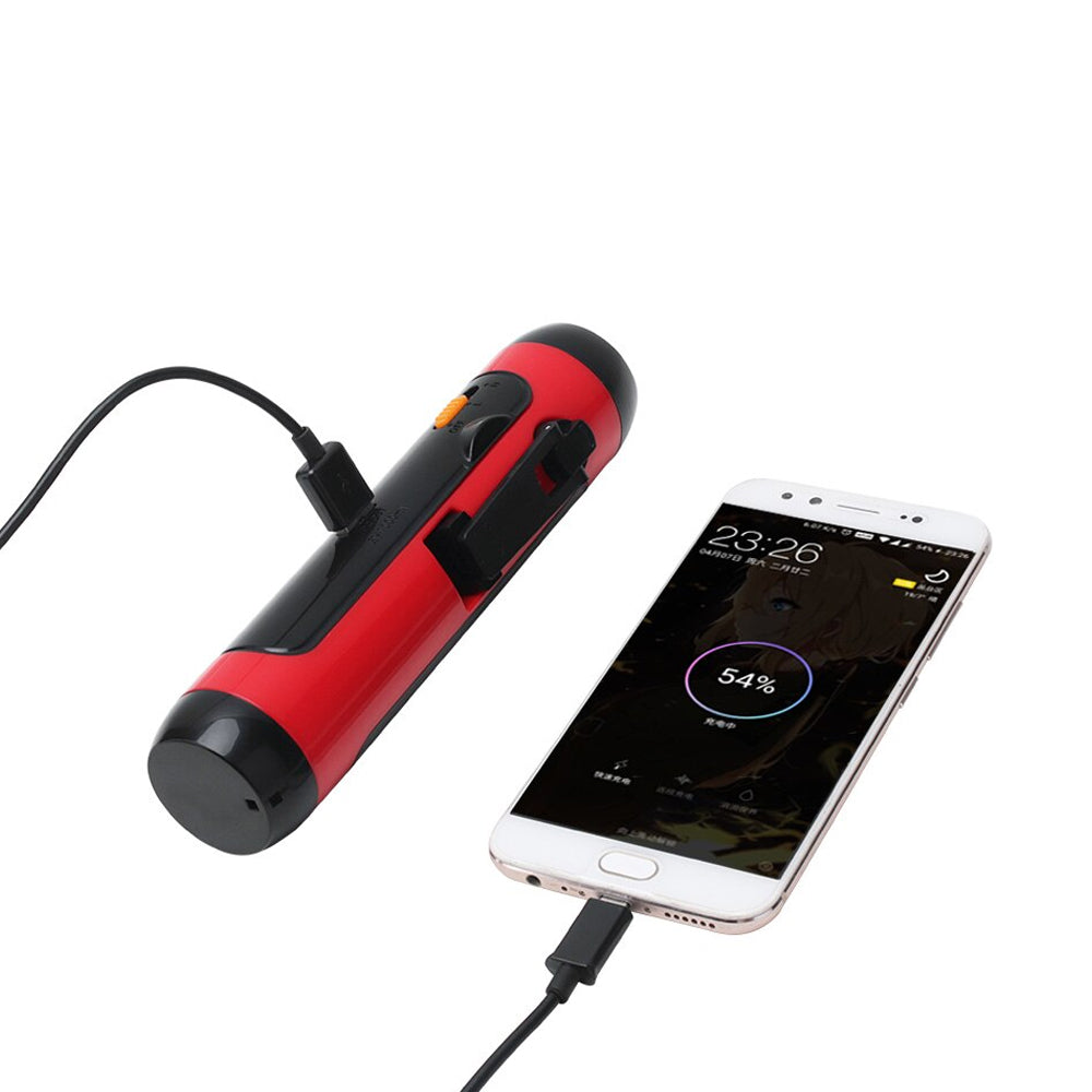 Hand Crank Solar FM Radio Flashlight and Emergency Charger