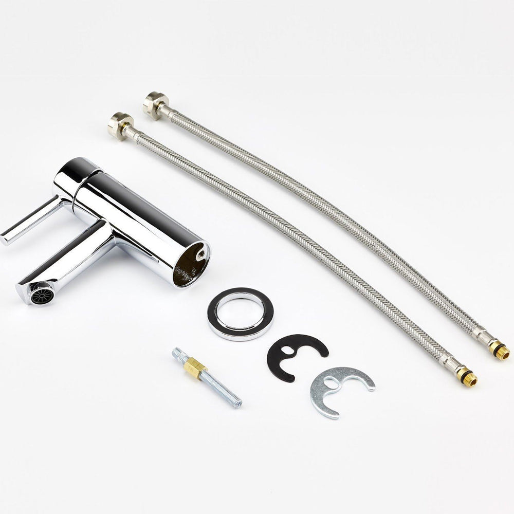 Bathroom Basin Mixer Tap Vanity Faucet Brass Chrome Sink