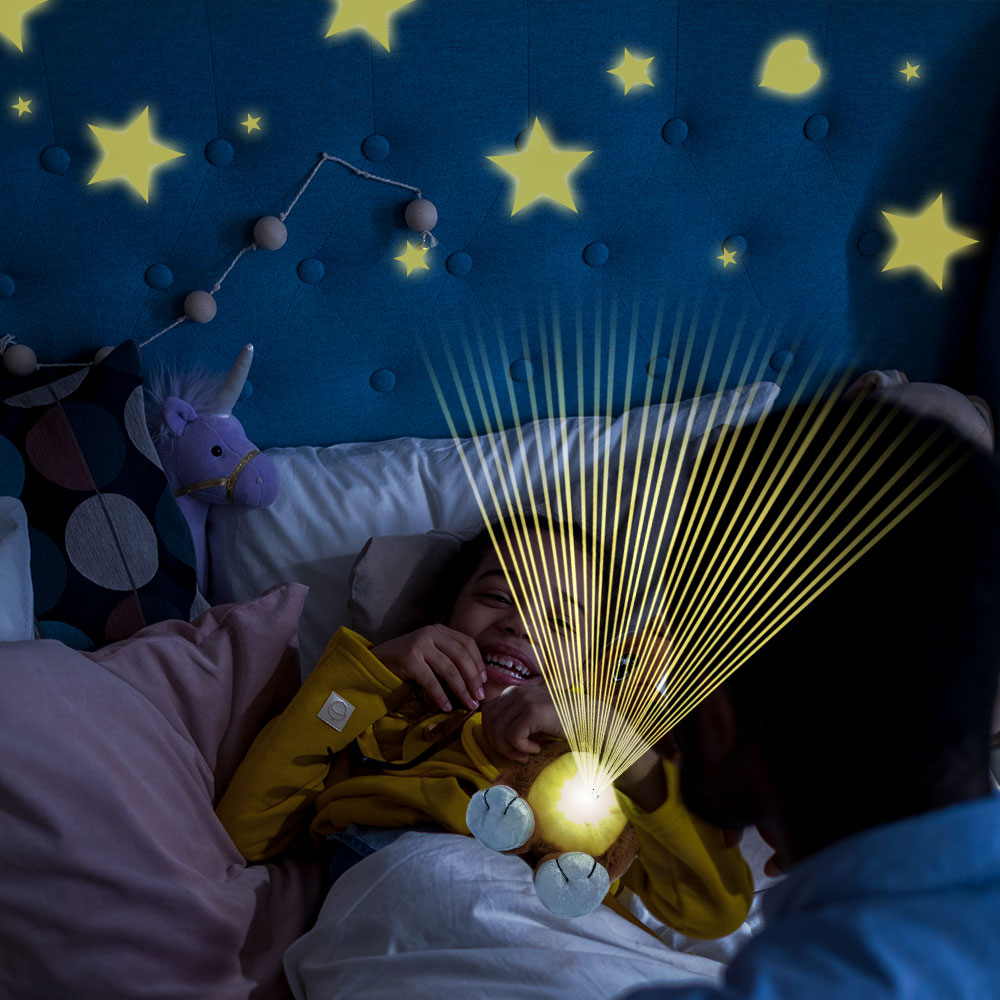 Star Belly Dream Lites Plush Toy Stuffed Animal Projector Night Light-Battery Operated