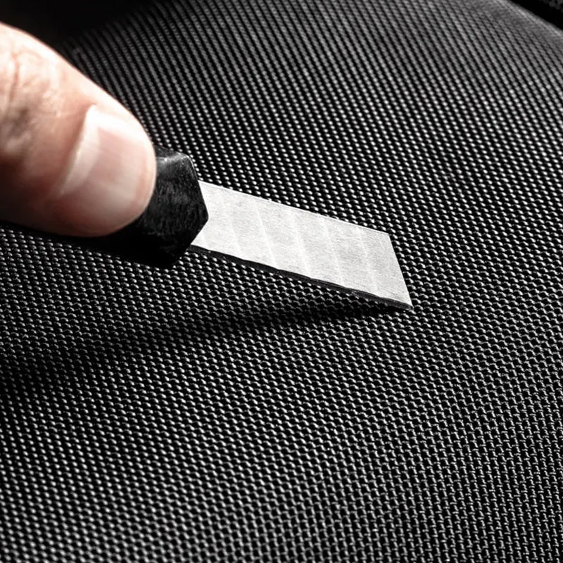 Men's Waterproof Anti-Theft Oxford Crossbody Sling Backpack with USB Port Charger- Black