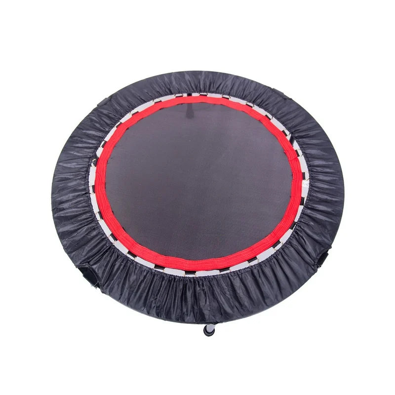 40 Degree Foldable Mini Trampoline Safe for Gym and Cardio Fitness Exercise-Black