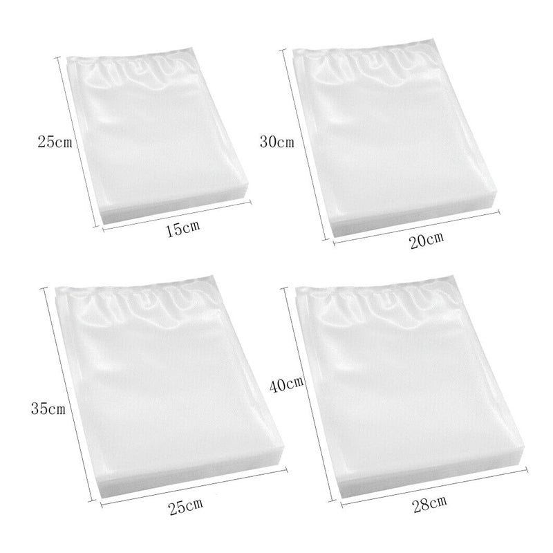100 Pcs Commercial Grade Airtight Vacuum Food Sealer Bag