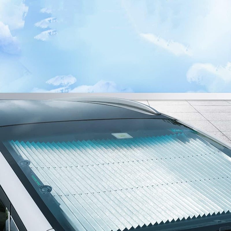 Retractable Auto Roller Sunshade Blinds for Car Front Windscreen