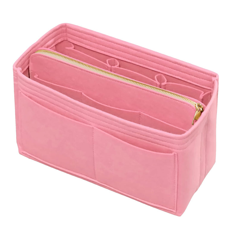Felt Type Handbag Organizer and Travel Essential Insert Pouch