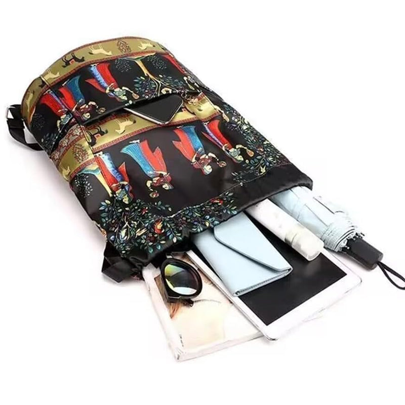 Foldable Drawstring Large Capacity Travel and Sports Backpack