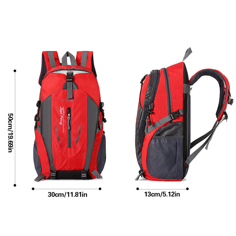 40L Large Capacity Outdoor Waterproof Hiking, Camping Travel Backpack