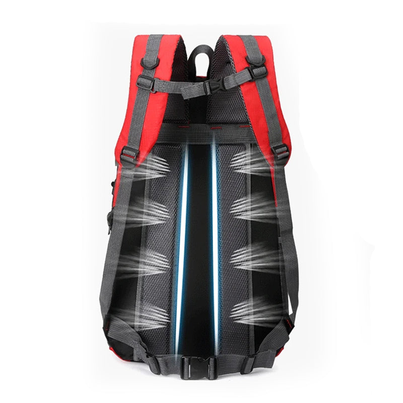 40L Large Capacity Outdoor Waterproof Hiking, Camping Travel Backpack