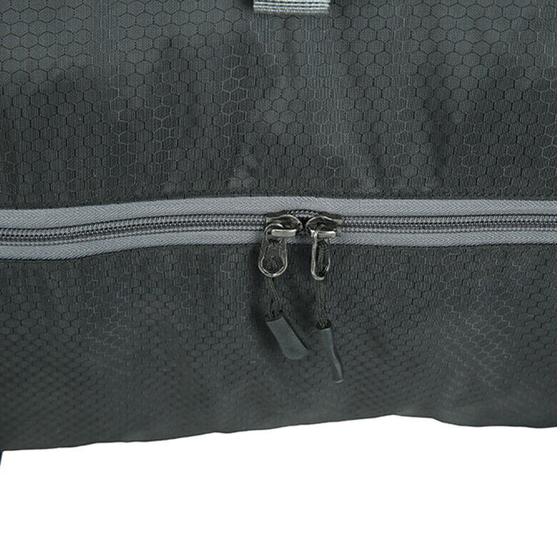 70L Large Capacity Foldable Waterproof Duffel and Travel Bag with Canvas Shoes Compartment