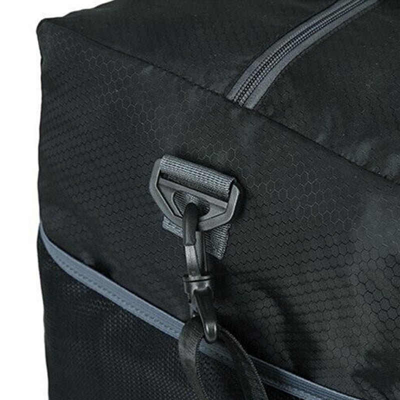 70L Large Capacity Foldable Waterproof Duffel and Travel Bag with Canvas Shoes Compartment