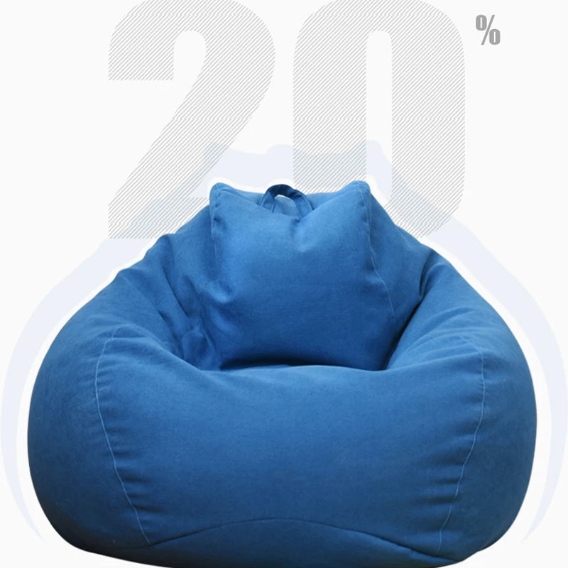 Large Bean Bag Lazy Lounger Chair Couch Sofa Cover