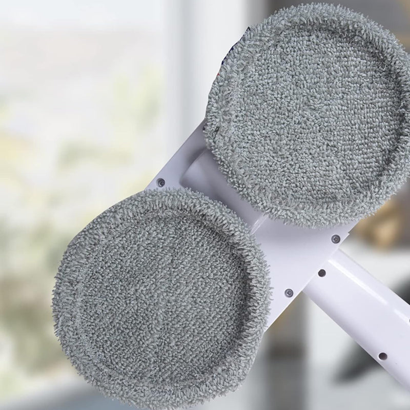 Cordless Electric Spin Mop Polisher with Water Tank and Cloths- USB Charging