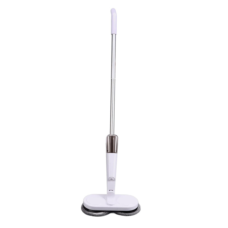Cordless Electric Spin Mop Polisher with Water Tank and Cloths- USB Charging