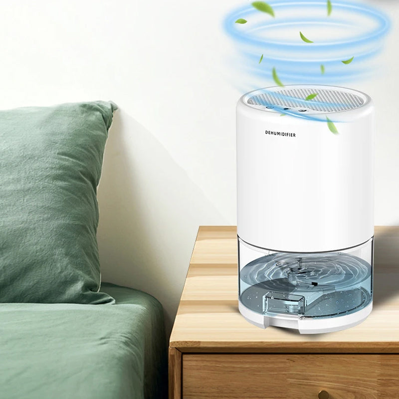 Moisture Absorber Mini Air Dehumidifier Room Air Dryer- Black, White