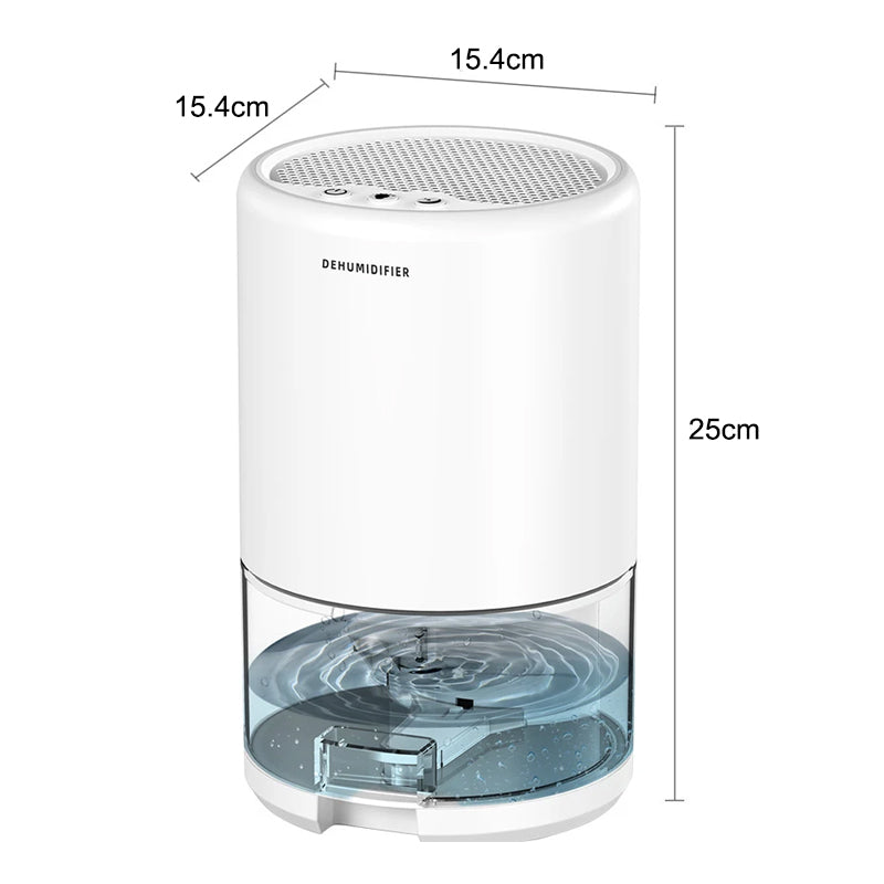 Moisture Absorber Mini Air Dehumidifier Room Air Dryer- Black, White