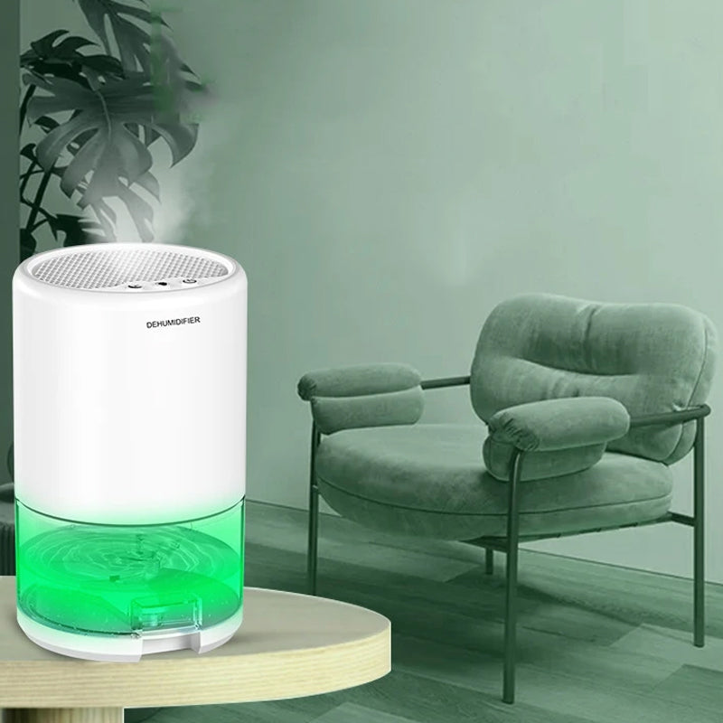 Moisture Absorber Mini Air Dehumidifier Room Air Dryer- Black, White