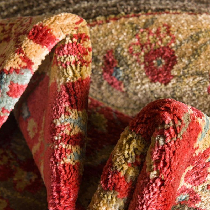 Easy to Clean Floor Carpet Rug with Non-Slip Backing in Circle/Square