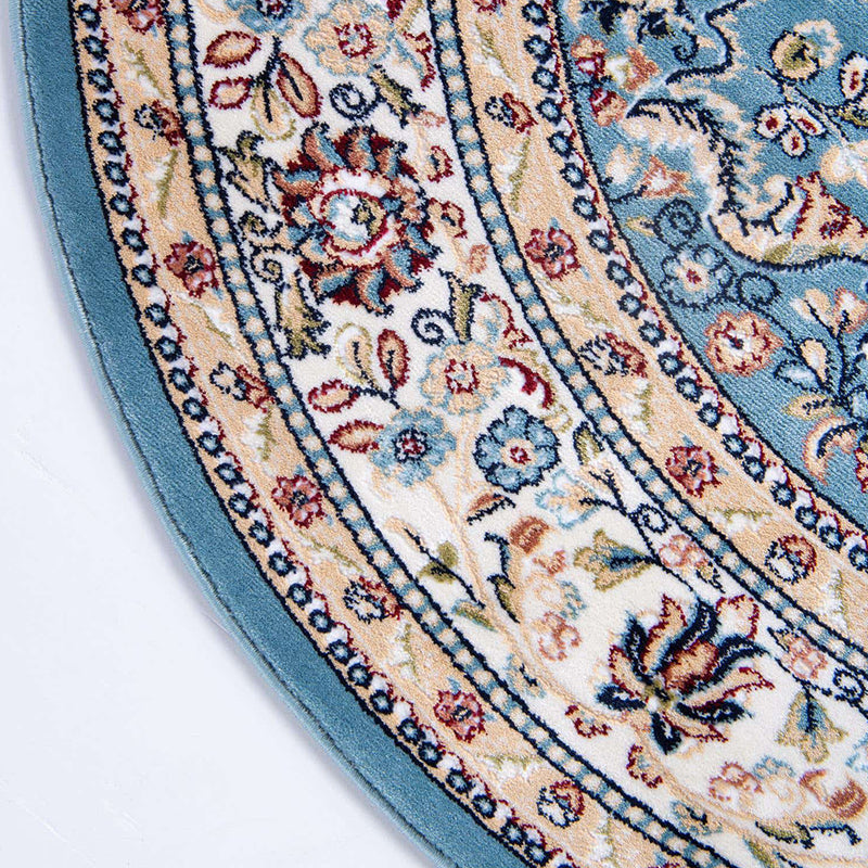 Easy to Clean Floor Carpet Rug with Non-Slip Backing in Circle/Square