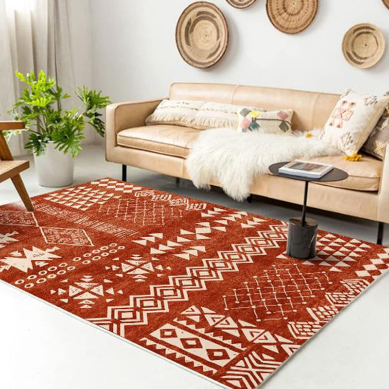 Easy to Clean Floor Carpet Rug with Non-Slip Backing in Circle/Square