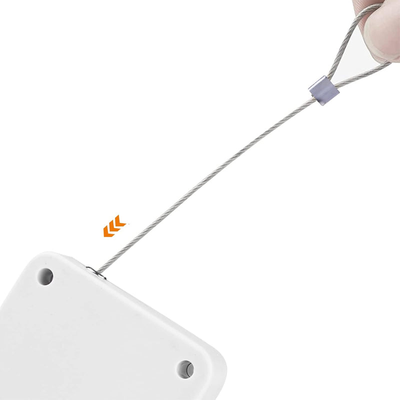 Set of 2 High Resistance Automatic Reel Sliding Retractable Door Closer