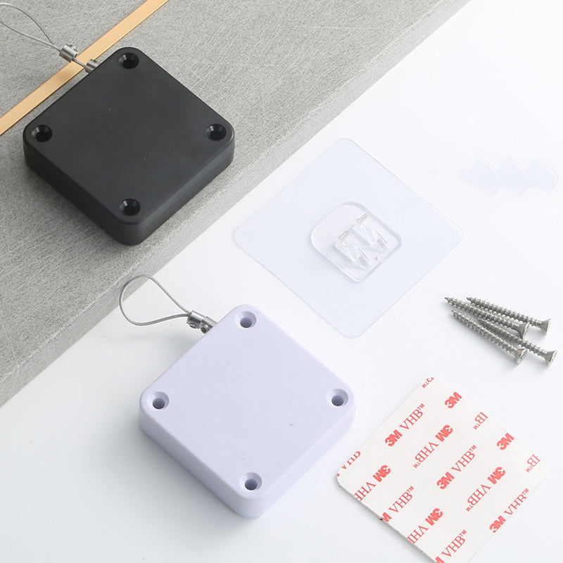 Set of 2 High Resistance Automatic Reel Sliding Retractable Door Closer