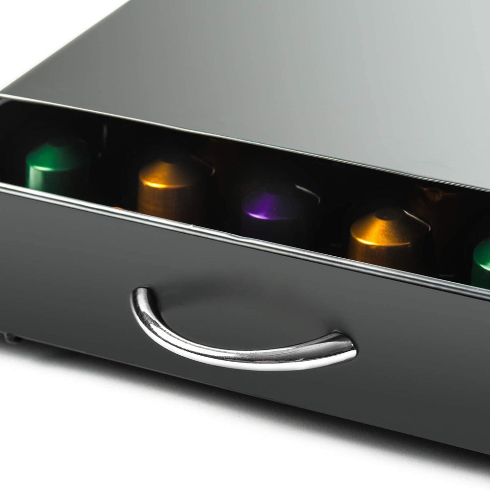 STORFEX 60pcs Nespresso Capsule Drawer Pod Holder - Coffee Machine Stand