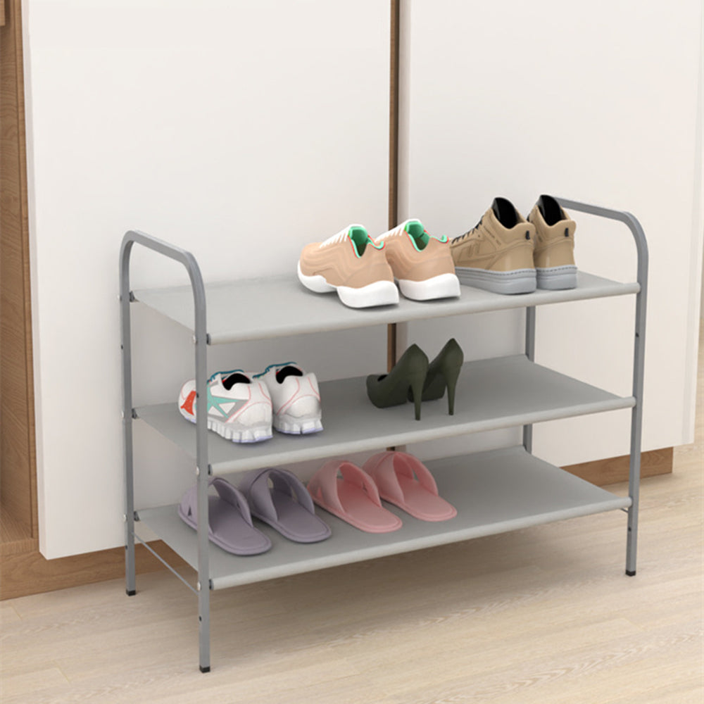 STORFEX 3-Tier Stackable Shoe Rack - Versatile Shoe Storage Organizer