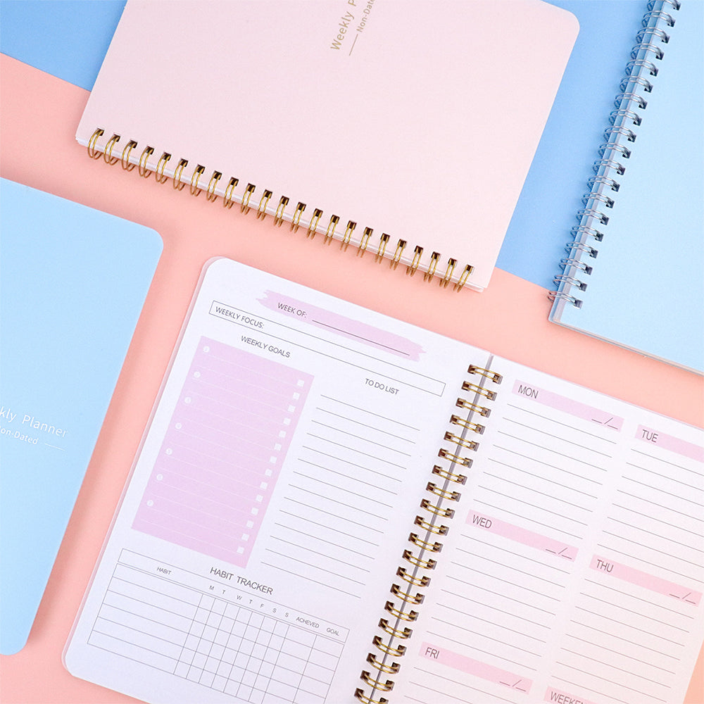 A5 To Do List Weekly Goals Notebook