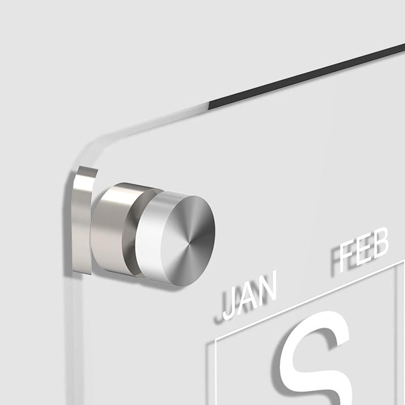 Magnetic White Board Monthly Weekly Planner Dry Erase Refrigerator Message Board