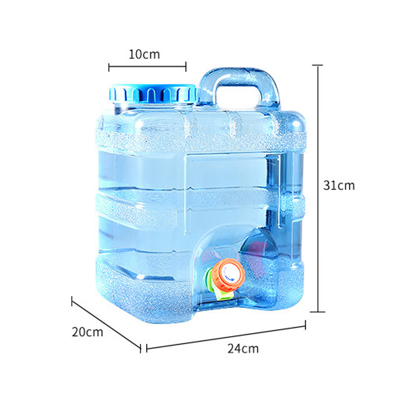 Portable Outdoor Water Storage Container Emergency Drinking Water Jug with Faucet