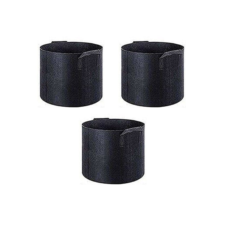 Non-Woven Fabric Reusable and Breathable Growing Planter Pots in 5, 10, and 20 Gallon