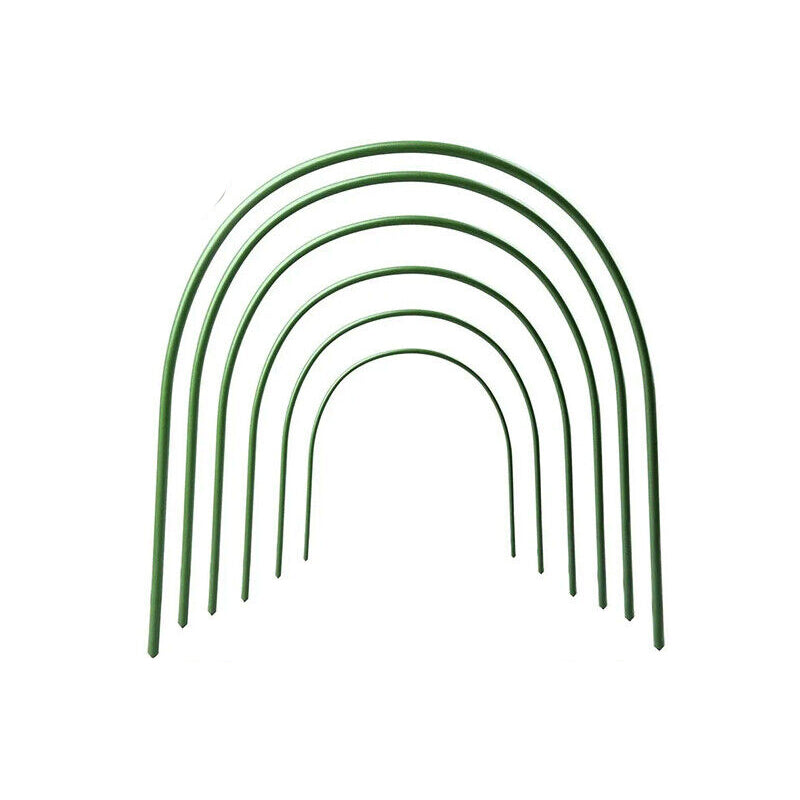 6Pcs Greenhouse Plant Hoop Grow Garden Tunnel Hoops Support Hoops Garden Stakes